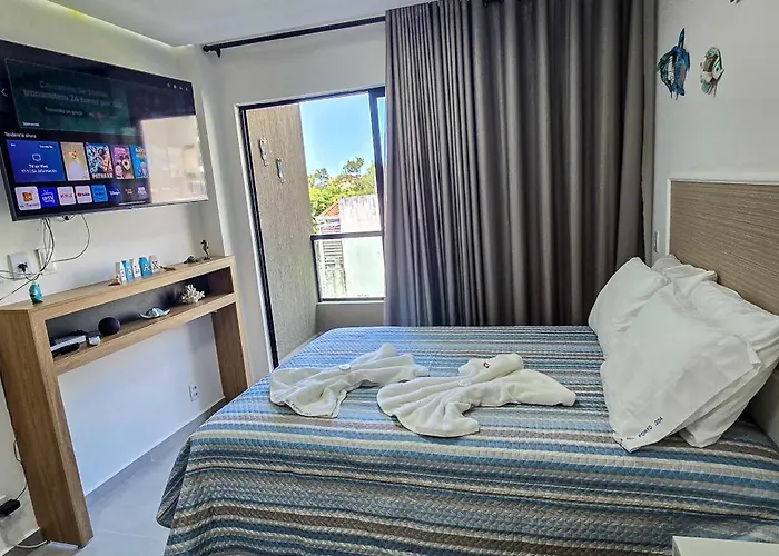 Vdp204 - Flat 100M Da Praia - Piscina E Sauna Tecnologico By Oasis Ferias